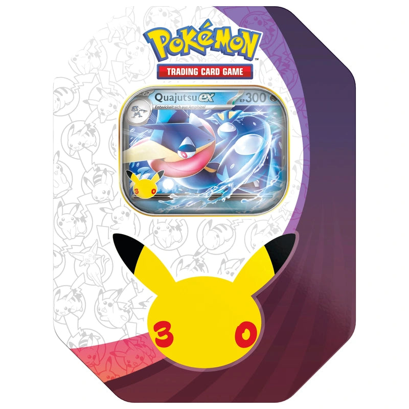 Pokémon TCG: Tin-Box 30 Jahre – Quajutsu-ex – Deutsch