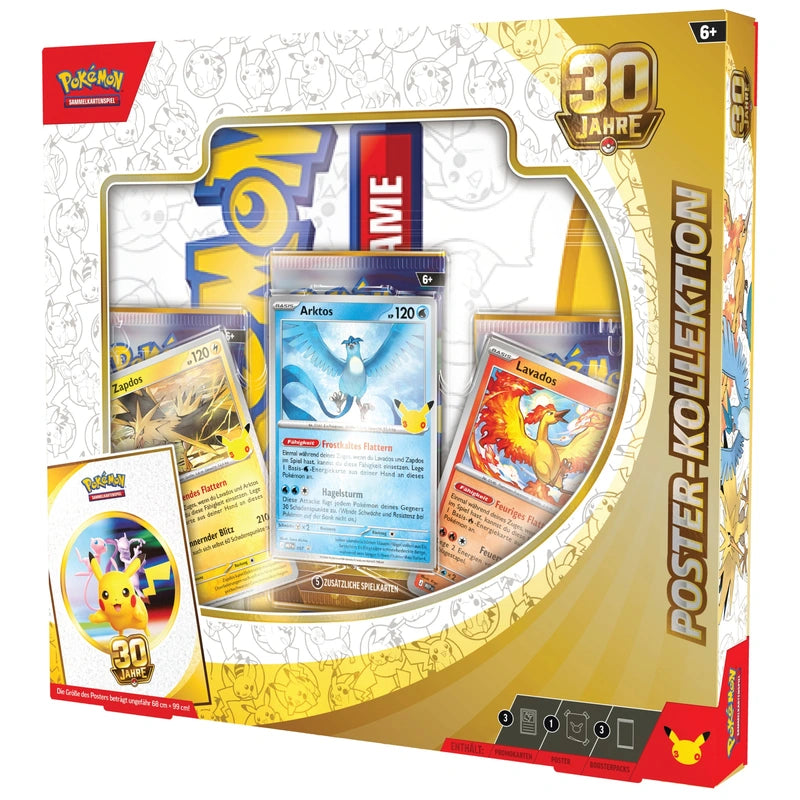 Pokémon TCG: 30 Jahre Poster-Kollektion – Deutsch